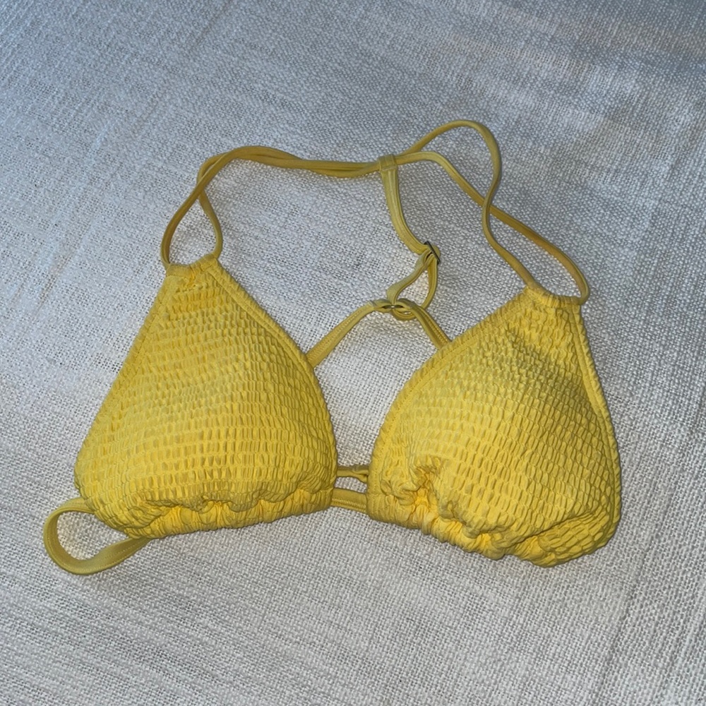 Abercrombie yellow bikini top